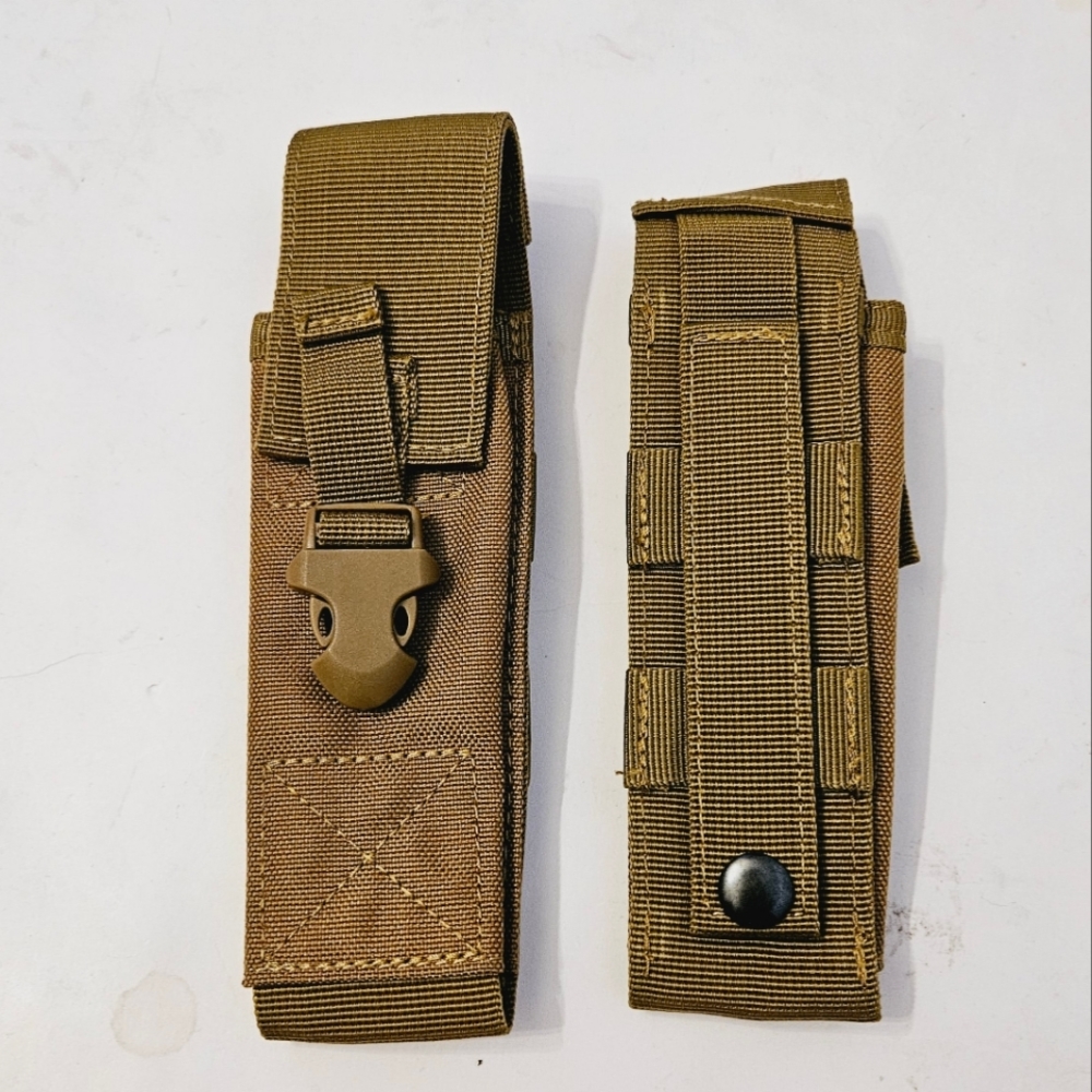 Tactical Multitool Pouch Set of 2 Desert Brown NEW